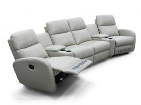 Villa Modern Luxury Home Theater Curved Sofa