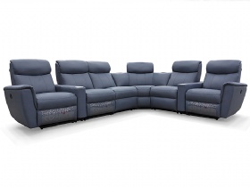 Villa Luxury Home Theater L Shape Sofa