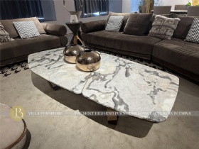 Unique Design Villa Big Nature Marble Coffee Table